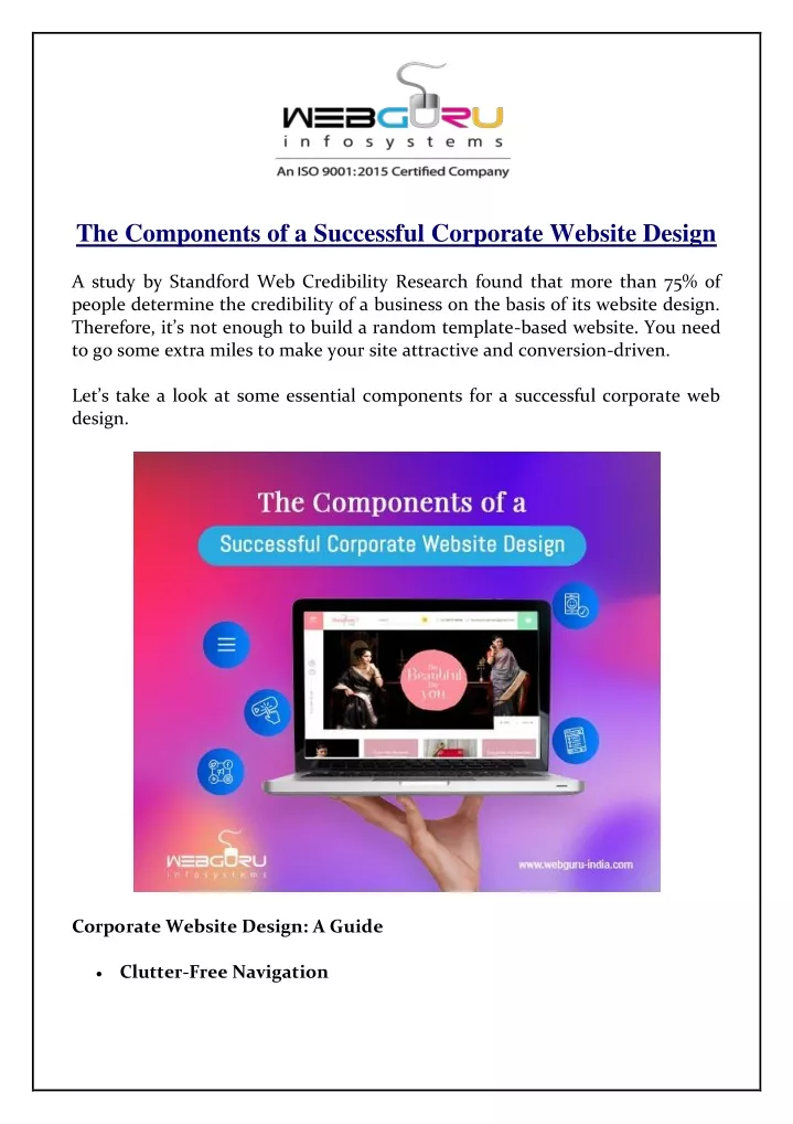 ppt-the-components-of-a-successful-corporate-website-design