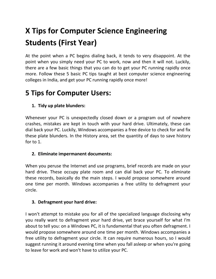 paper presentation topics for computer science engineering students