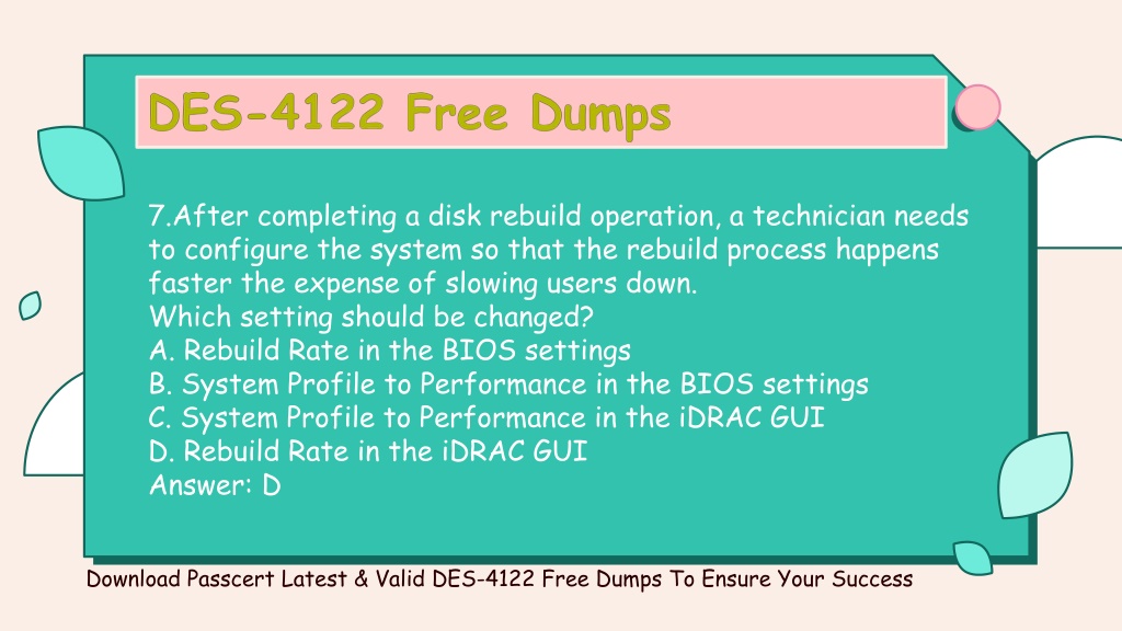 DES-4122 Pdf Exam Dump