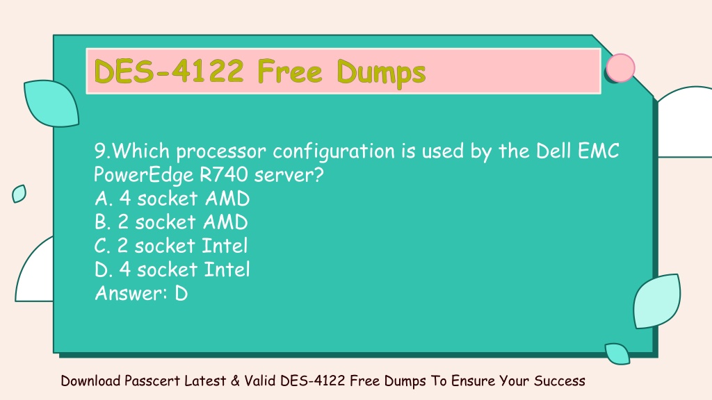 DES-4122 Latest Dumps Book