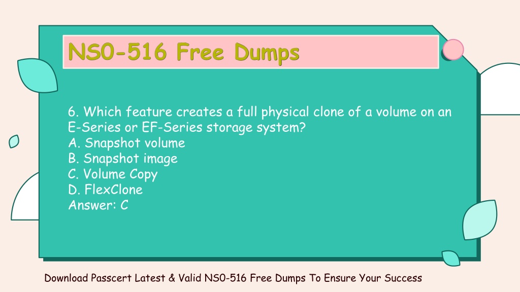 PPT - Download 2022 Free Update NetApp NS0-516 Real Dumps PowerPoint Sns-Brigh10