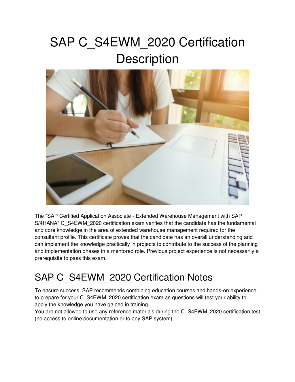 C_S4EWM_2020 Exam Voucher