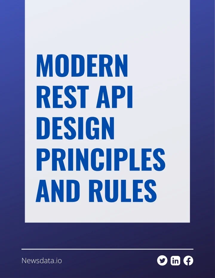 PPT Modern REST API design principles and rules PowerPoint
