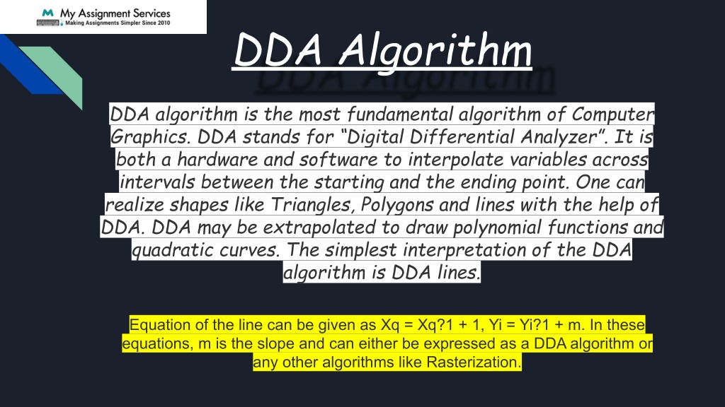 PPT - Algorithms Of Computer Graphics PowerPoint Presentation, Free ...