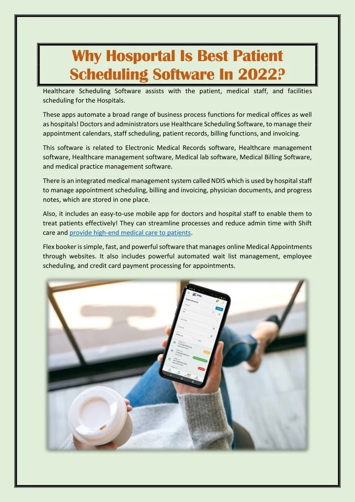 PPT - Why Hosportal Is Best Patient Scheduling Software In 2022 ...