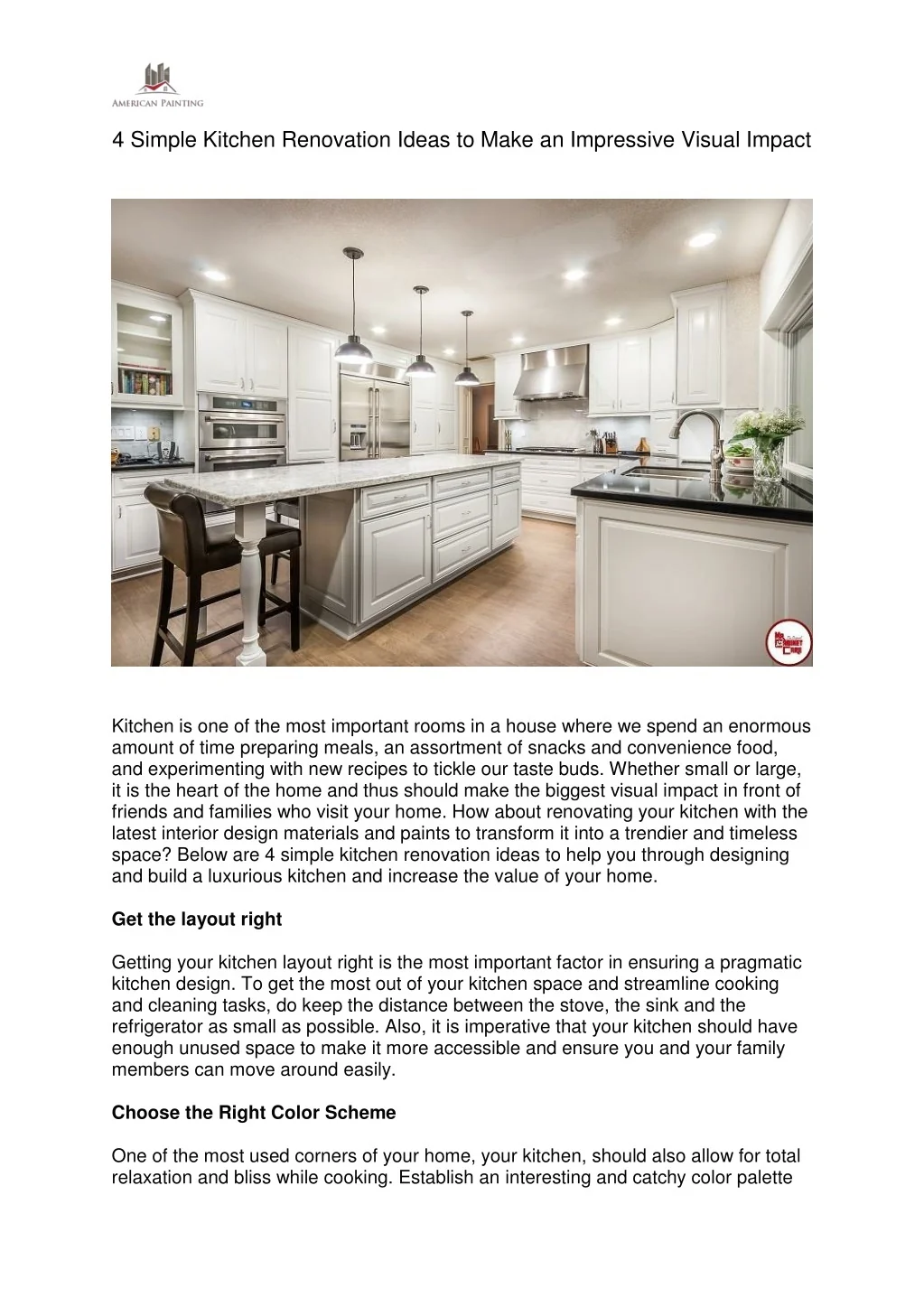 PPT - 4 Simple Kitchen Renovation Ideas to Make an Impressive Visual ...