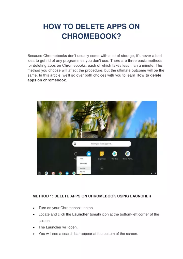 Ppt looking for how to delete apps on chromebook tip for you 