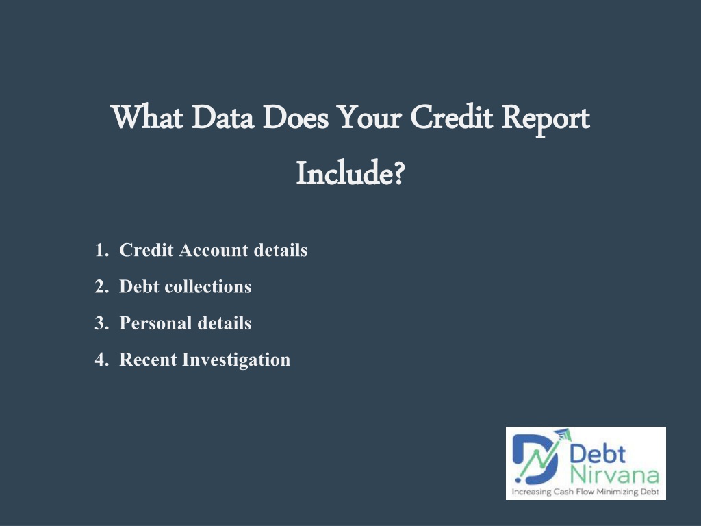 In Depth Credit Report