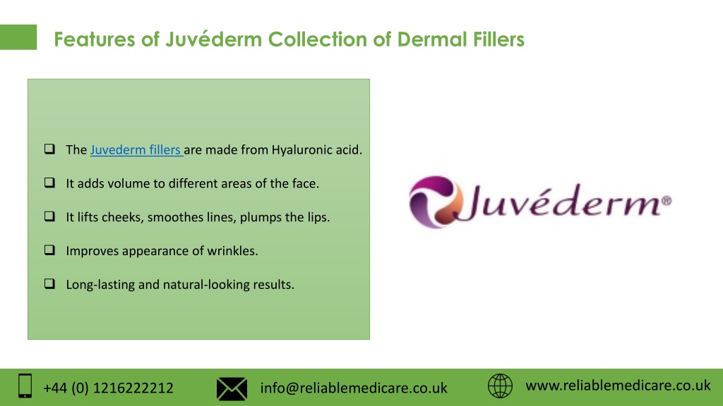 PPT - Juvederm Dermal Fillers PowerPoint Presentation, free download ...