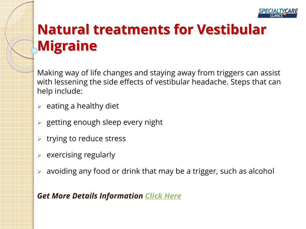 PPT Vestibular Migraine Causes, Symptoms & Treatment PowerPoint