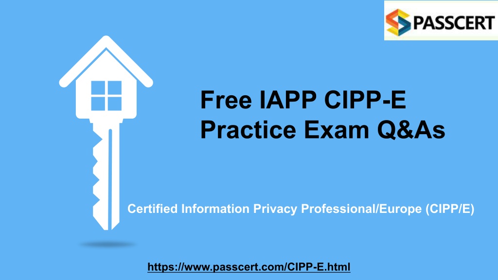 CIPP-E Zertifizierungsprüfung