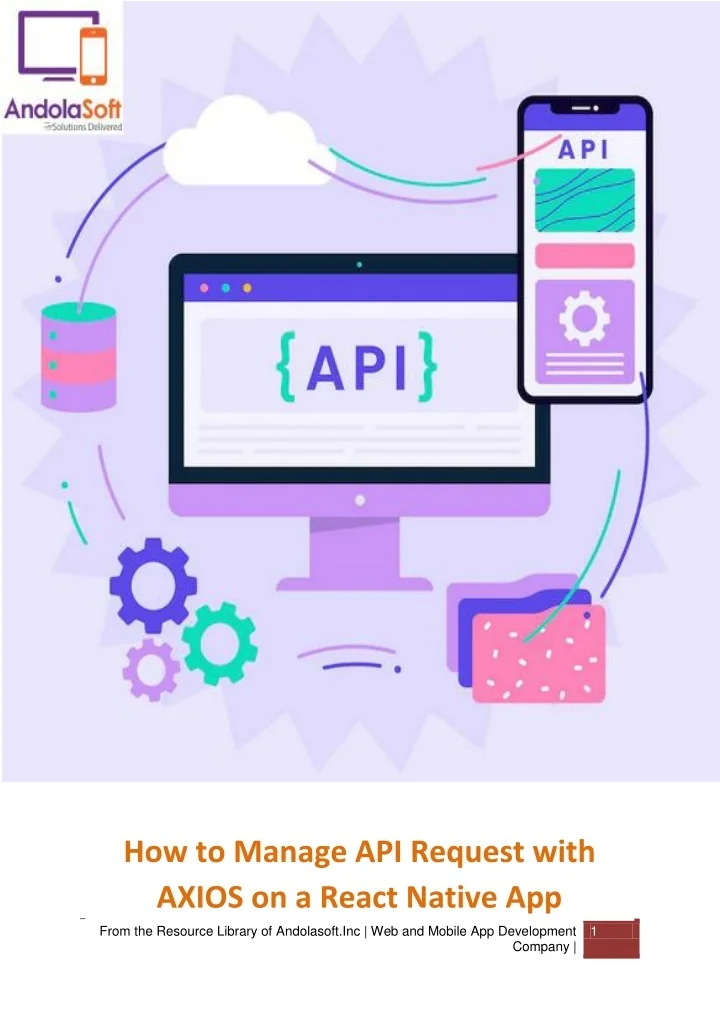 PPT How To Manage API Request with AXIOS on a React Native App