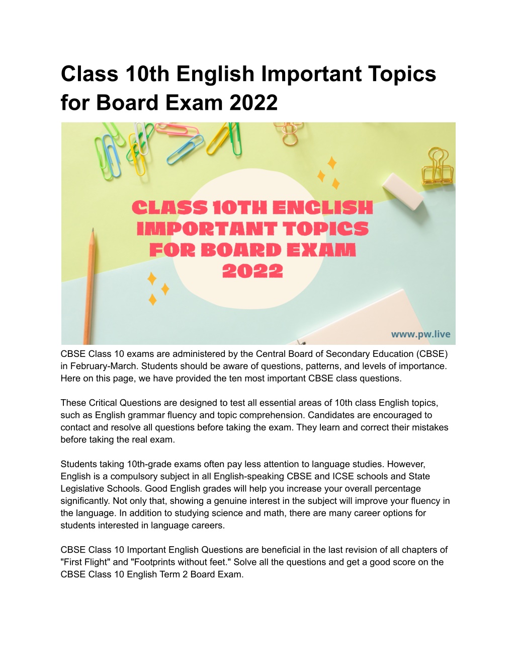 important essay topics for class 10 board 2022 icse