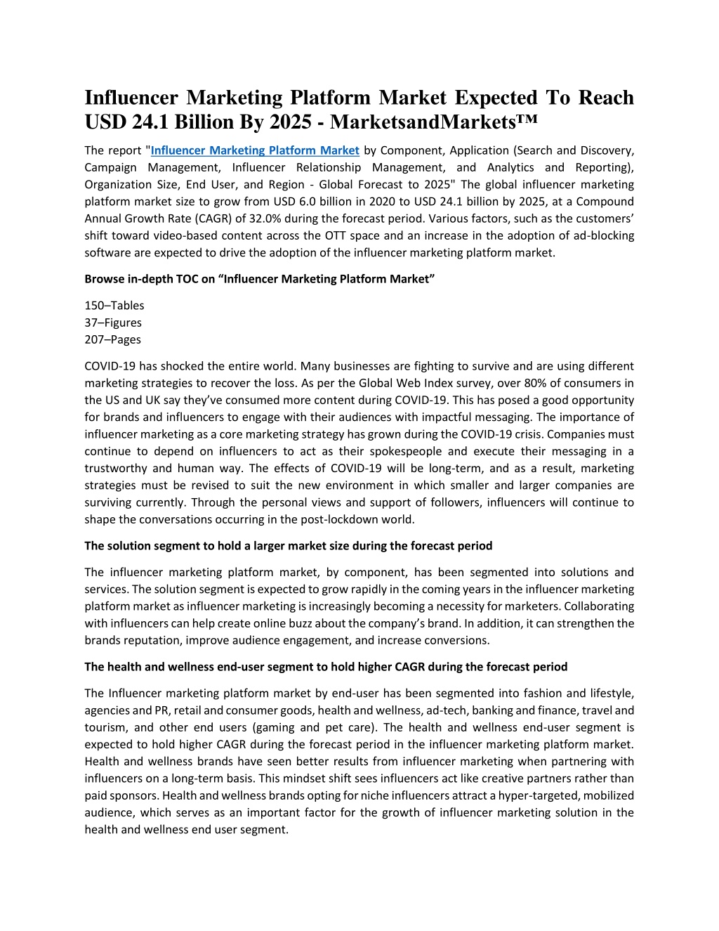 PPT Influencer Marketing Platform Market Expected To Reach USD 24.1