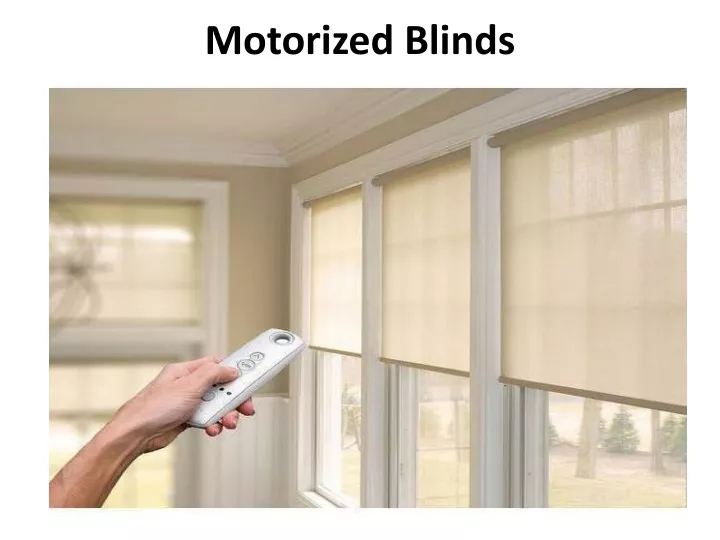 motorized blinds n.