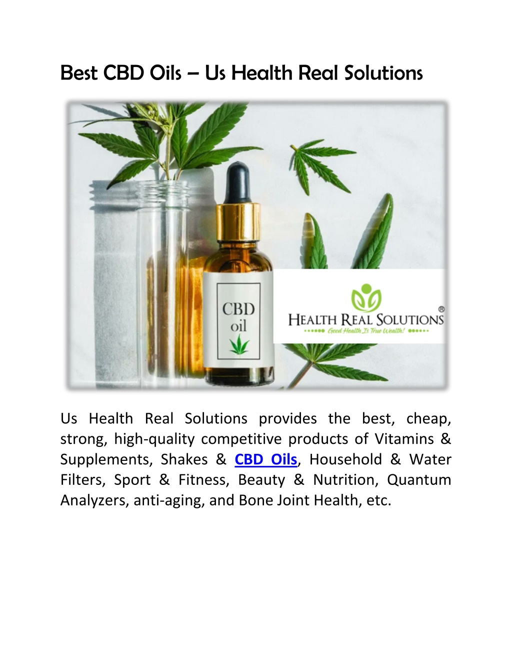 PPT - Best CBD Oils PowerPoint Presentation, Free Download - ID:11272194