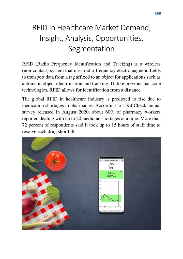 PPT RFIDinHealthcareMarket PowerPoint Presentation, free download