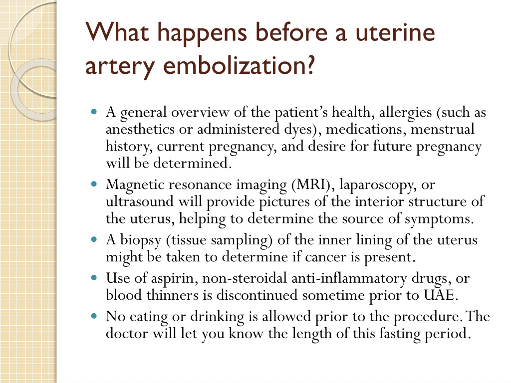 PPT - Uterine Artery Embolization Procedure PowerPoint Presentation ...