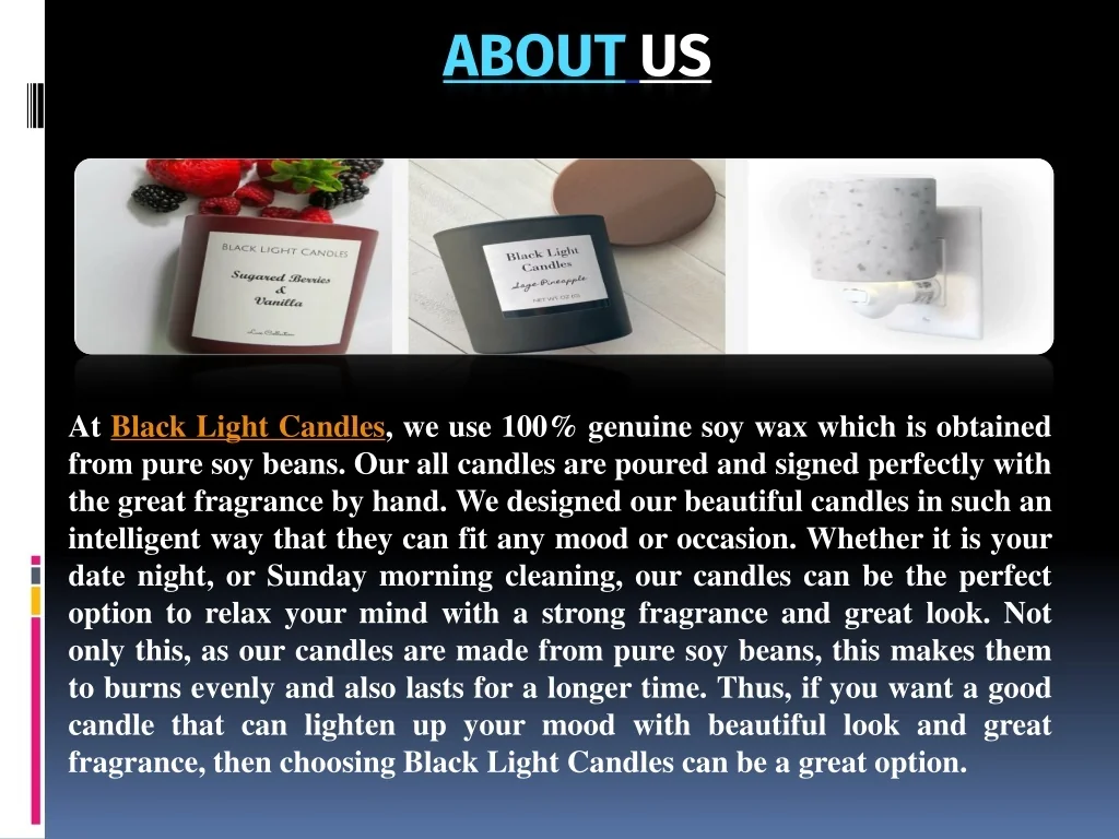 PPT Amazing Black Light Birthday Candle PowerPoint Presentation, free