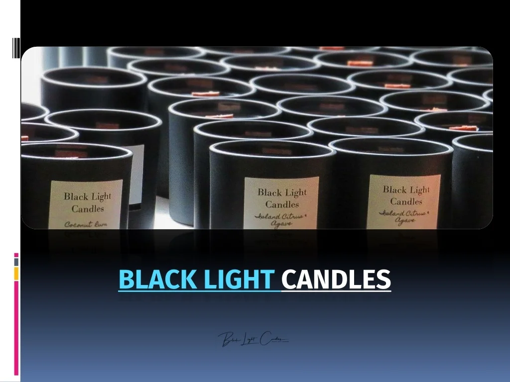 PPT Amazing Black Light Birthday Candle PowerPoint Presentation, free