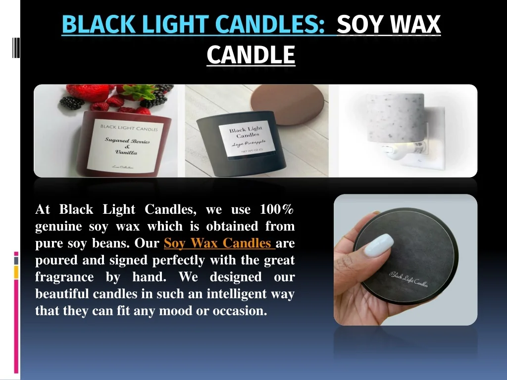 PPT Amazing Black Light Birthday Candle PowerPoint Presentation, free