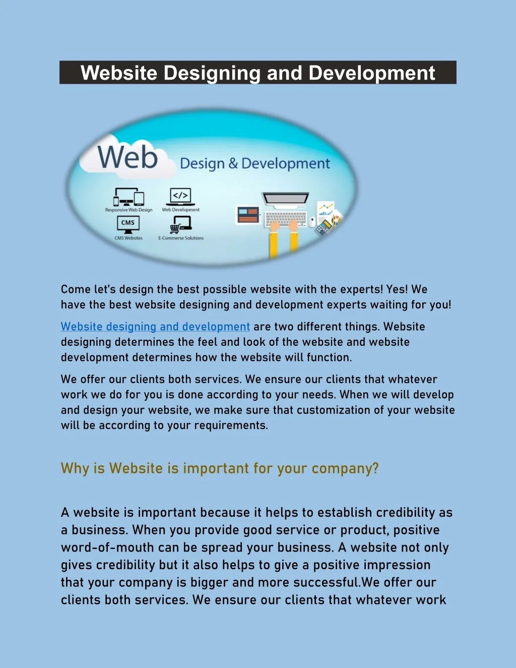 PPT - Website Designing and Development PowerPoint Presentation, free ...