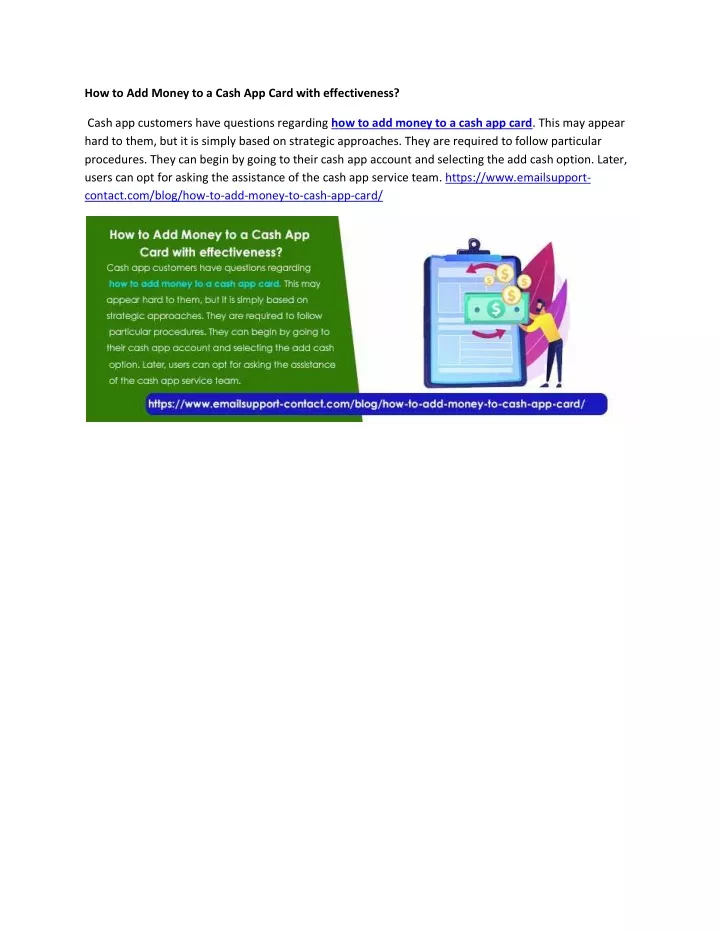 Ppt how to add money to a cash app card with effectiveness powerpoint