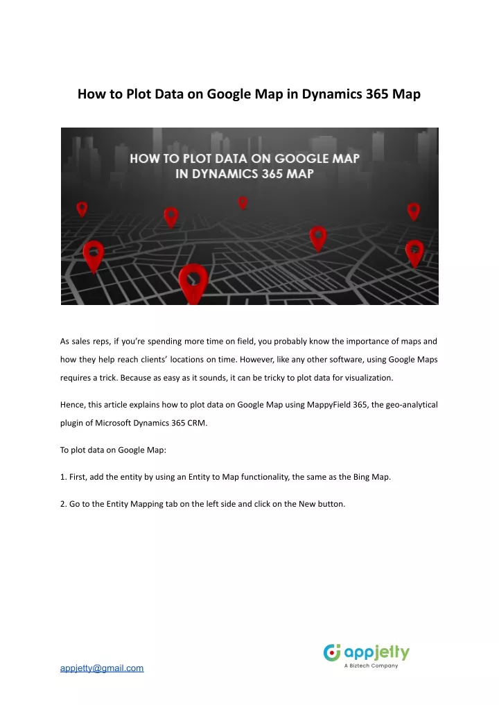 PPT How To Plot Data On Google Map In Dynamics 365 Map PowerPoint 