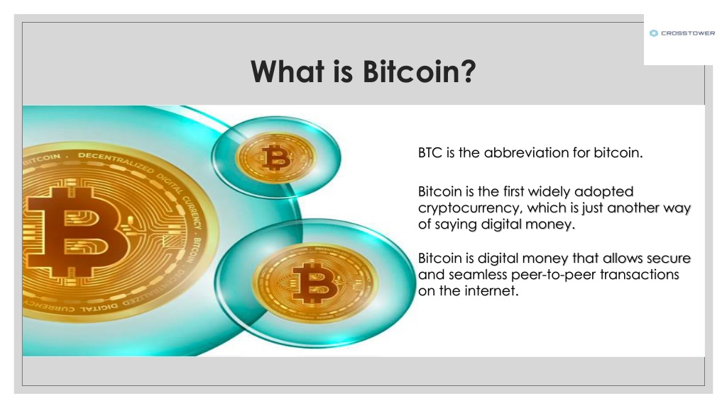 a quick powerpoint on bitcoins