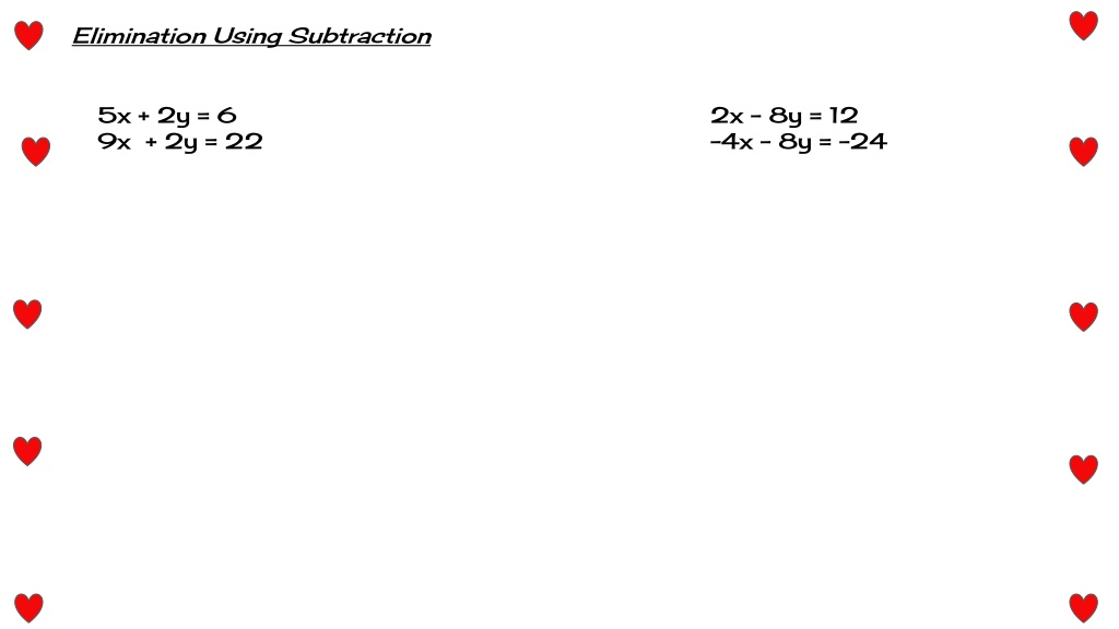 Ppt system of equations elimnation method powerpoint presentation 
