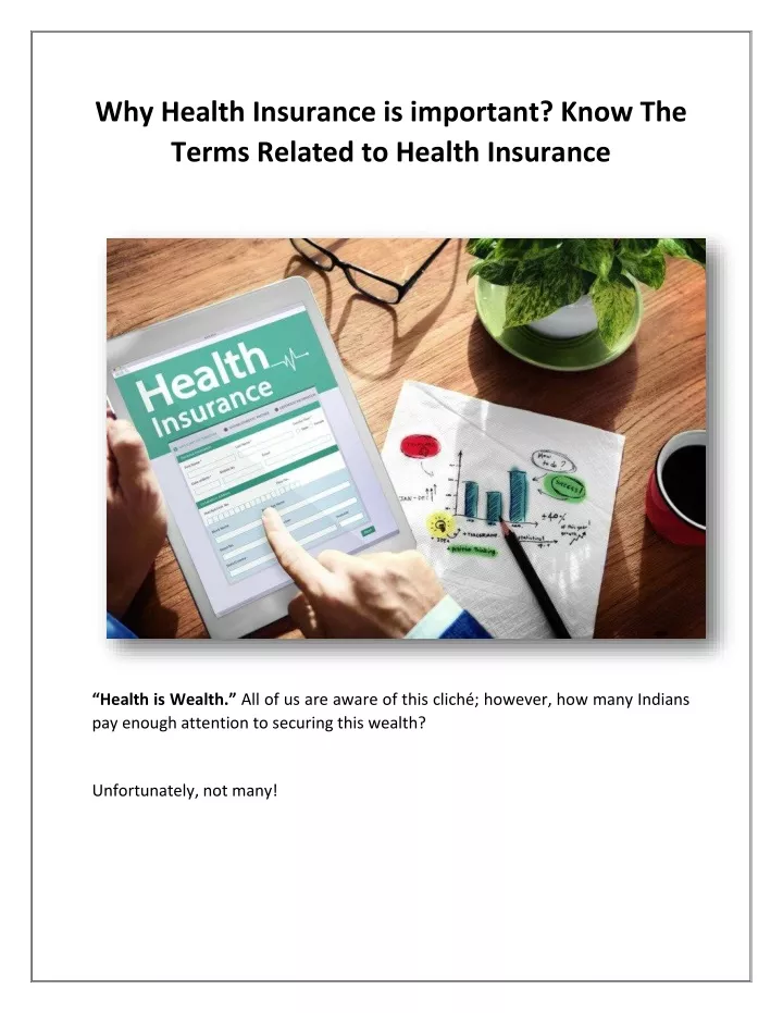 why is health insurance important essay
