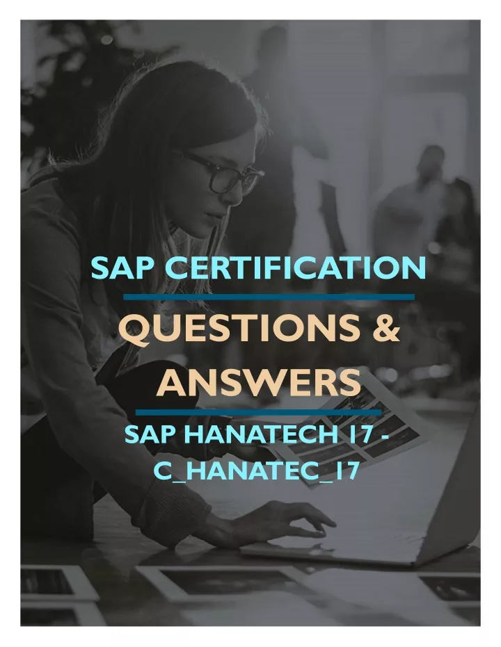 PPT - SAP Certification SAP HANATECH 17 - C_HANATEC_17 Syllabus ...