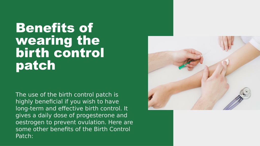 PPT - The Birth Control Patch: What You Should Know PowerPoint ...