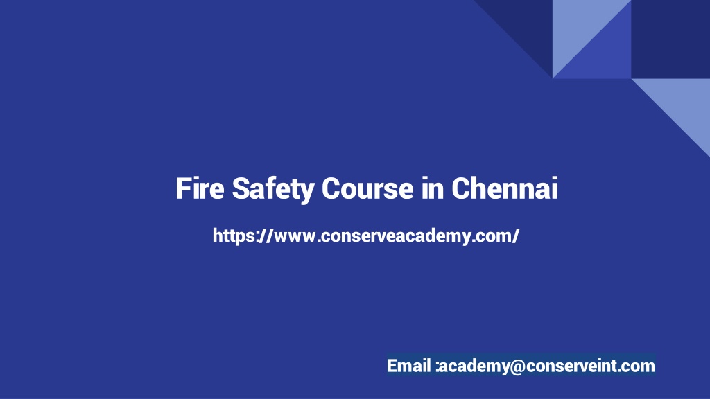 Ppt Fire And Safety Certification Training Chennai Powerpoint Presentation Id11281630 