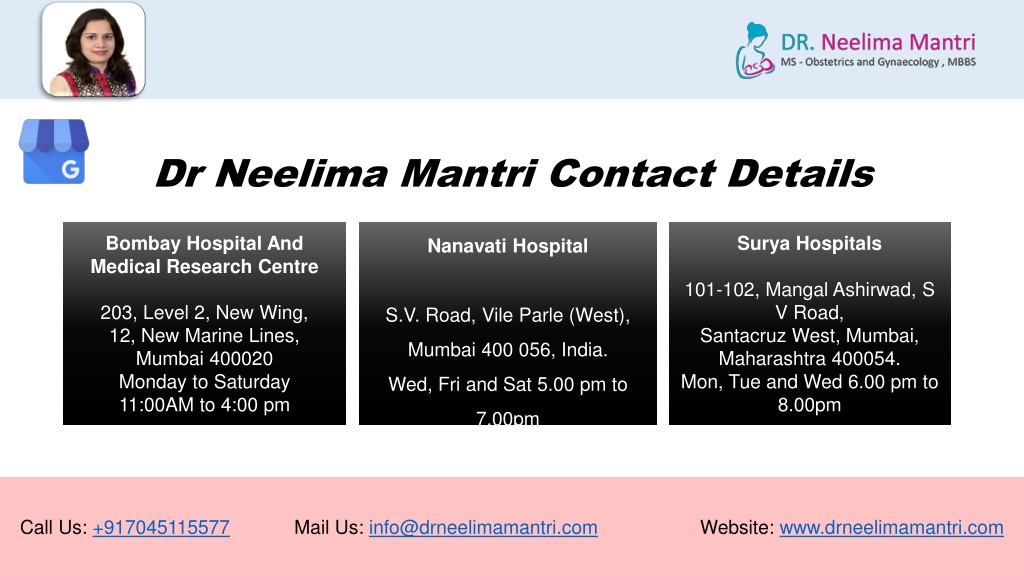 Ppt Vaginal Odor Symptoms And Treatment In Mumbai Dr Neelima Mantri Powerpoint Presentation