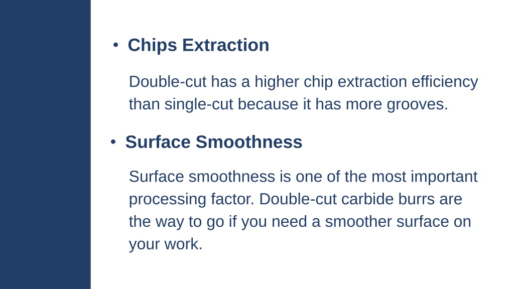 PPT - Single Cut Vs Double Cut Carbide Burr Bits For Metal PowerPoint ...