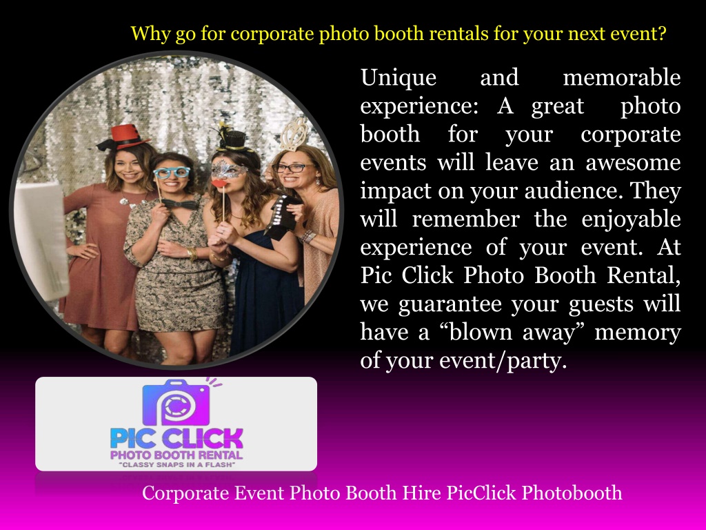 Ppt Corporate Event Photo Booth Hire Picclick Photobooth Powerpoint Presentation Id11284415 5242