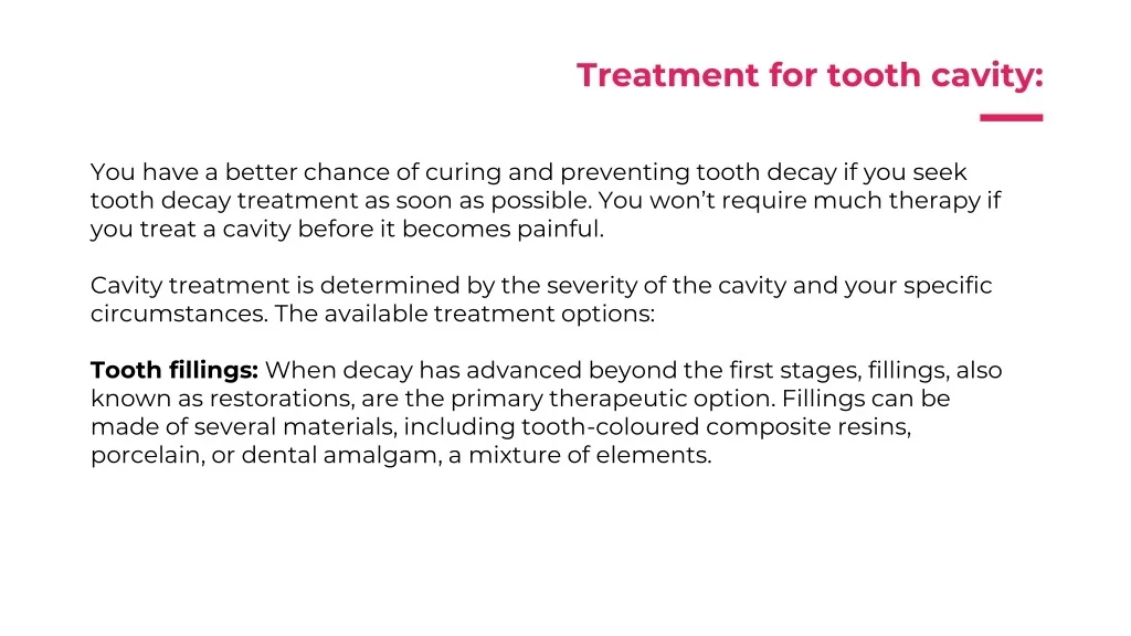 PPT Tooth Cavity Hurts! How To The Pain? PowerPoint