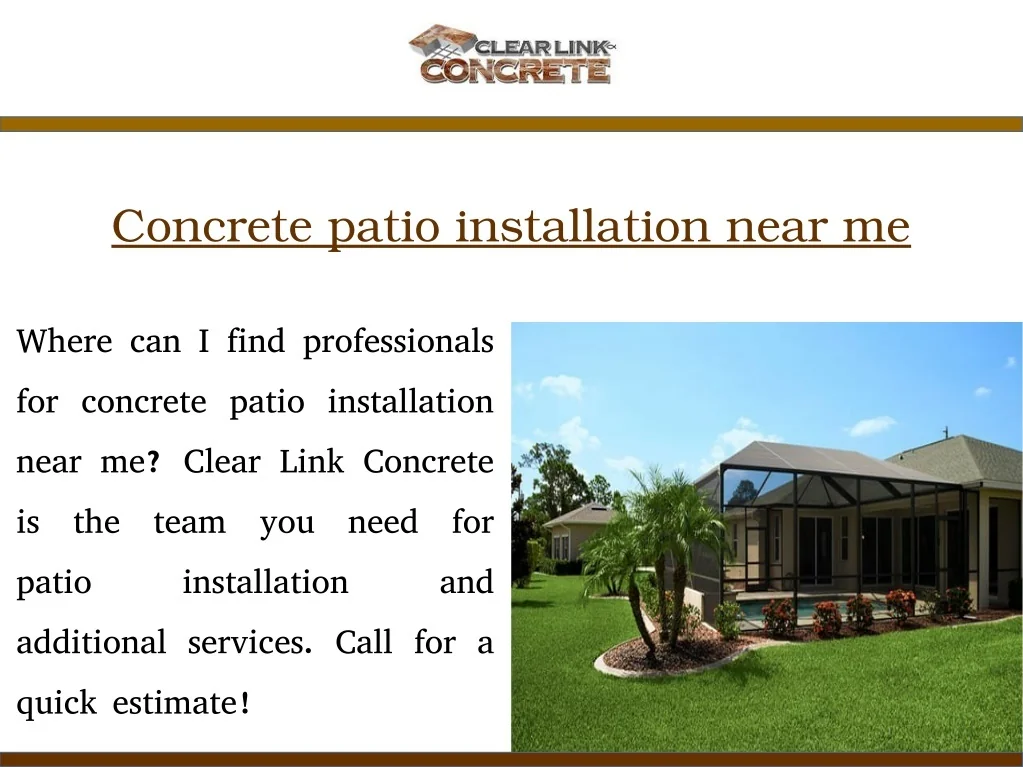 Curated visual reference: Ppt Concrete Patio Installation Near Me Powerpoint Presentation Free Download Photo Inspiration
