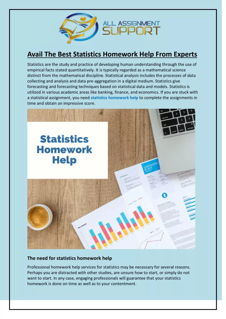 best statistics homework help