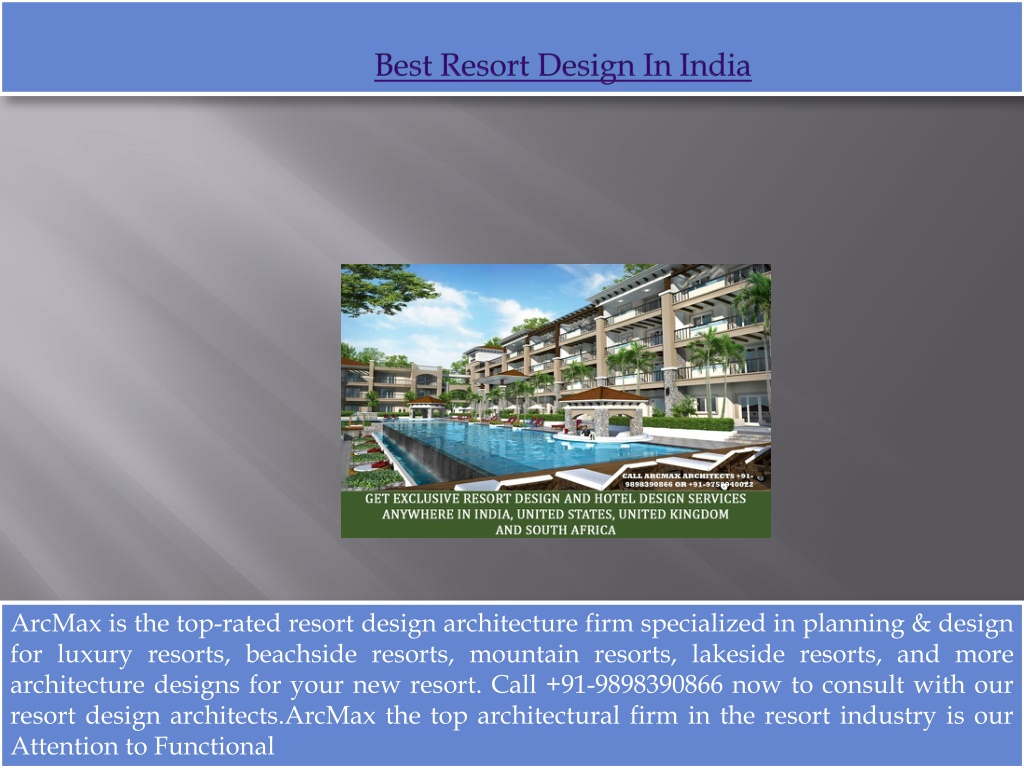 PPT - Resort Design | Resort layout Plan | Resort Design and Planning ...