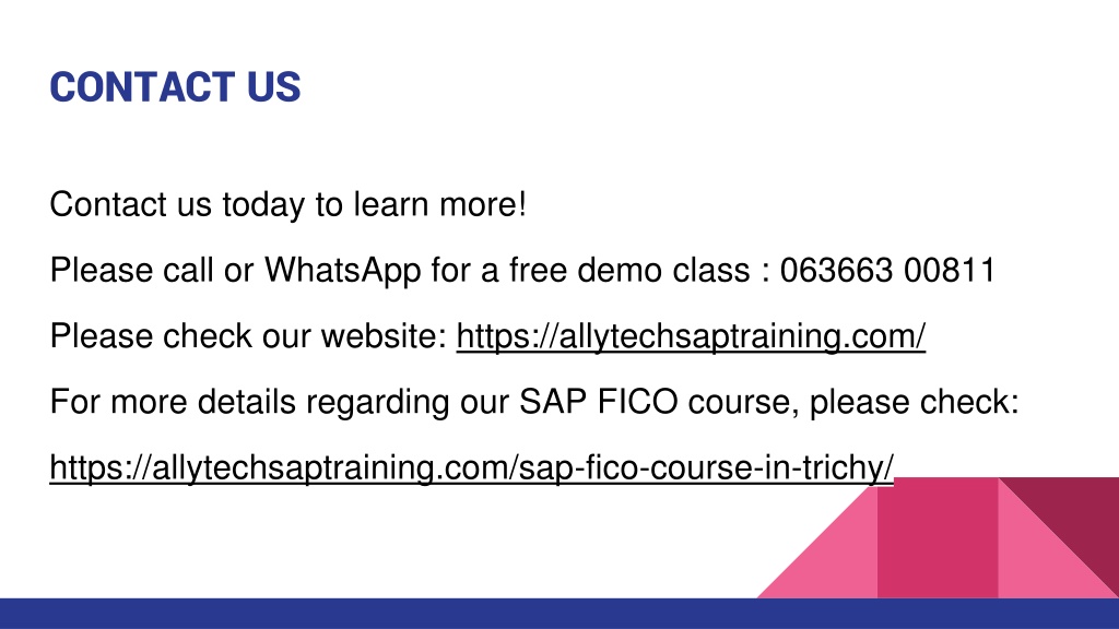 PPT BEST SAP FICO COURSE IN TRICHY PowerPoint Presentation free PPT BEST SAP FICO COURSE IN TRICHY PowerPoint Presentation free