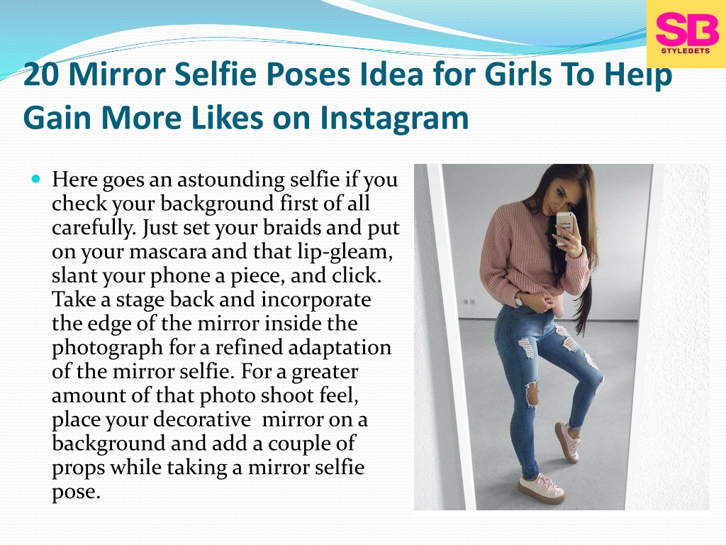 Ppt Which Mirror Selfie Poses For Girls Are Trending Powerpoint