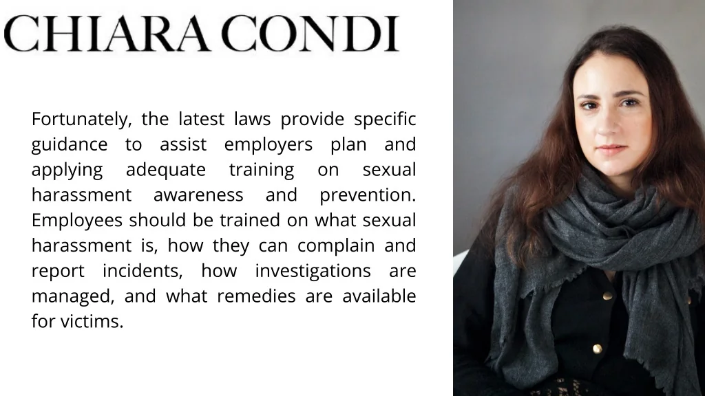 PPT - Sexual Harassment Awareness Training | Chiara Condi PowerPoint ...