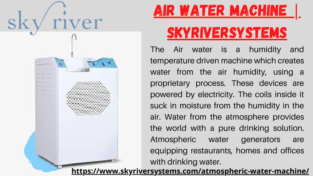 PPT - Air Water Machine | Skyriversystems PowerPoint Presentation, free ...