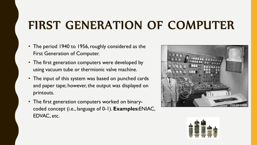 PPT - Generations of Computer PowerPoint Presentation, free download ...