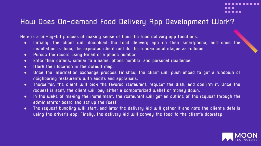 Ppt The Ultimate On Demand Food Delivery App Development Guide To Follow Powerpoint