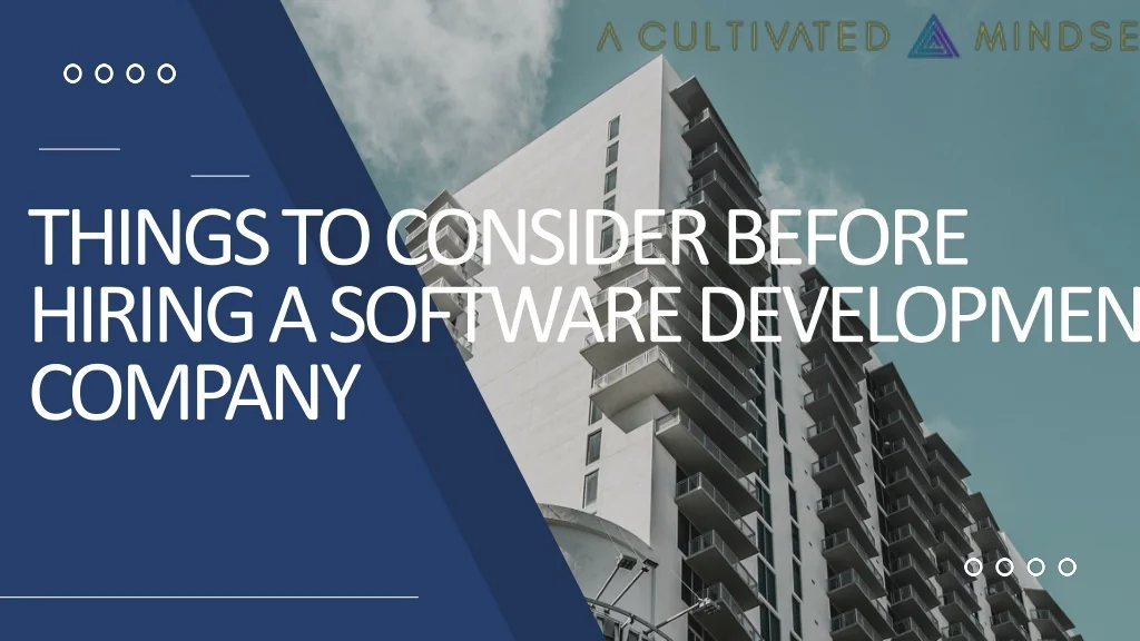 PPT - Things Know Before Hiring A Software Development Company ...