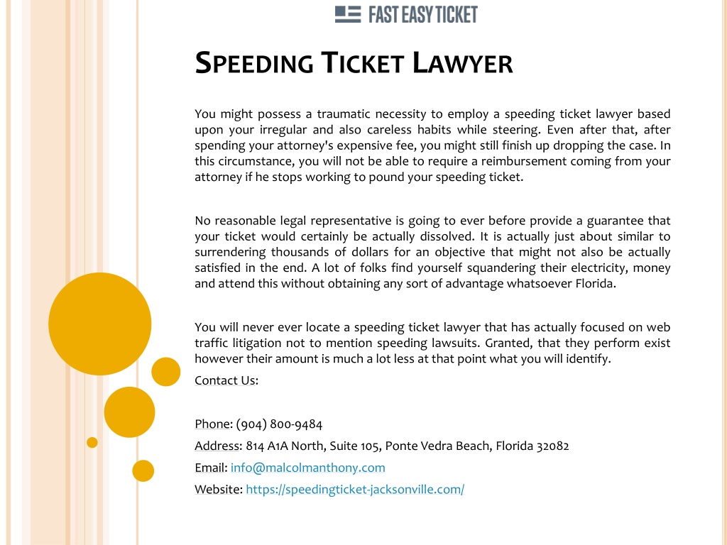 PPT - Speeding Ticket Lawyer PowerPoint Presentation, Free Download ...