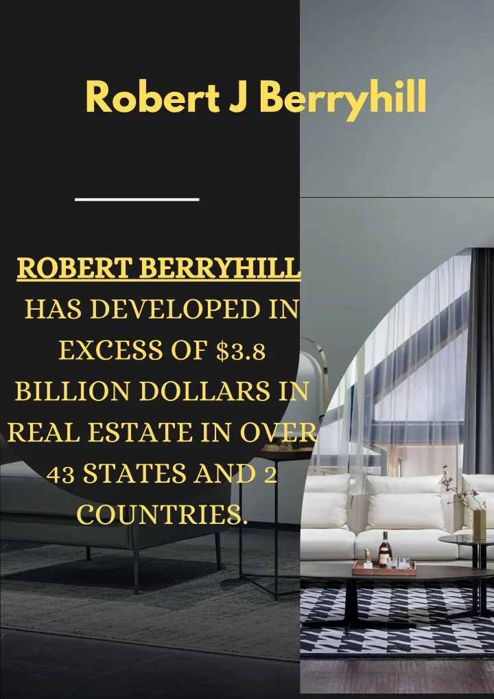 PPT Real estate in over 43 states and 2 countries Robert J